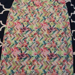 Lularoe Cassie Pencil Skirt 2XL Rose Geometric XXL
